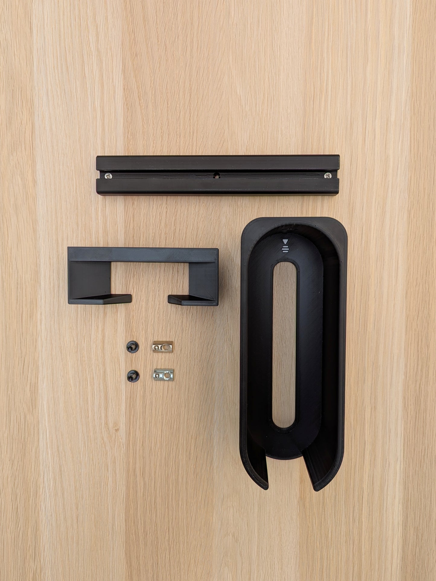 Starterkit padel opslag | Modulaire rail + rackethouder + ballen tripack