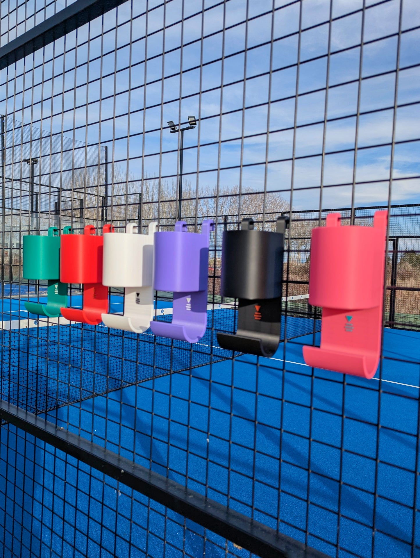 Bottle & Towel Holder for Padel
