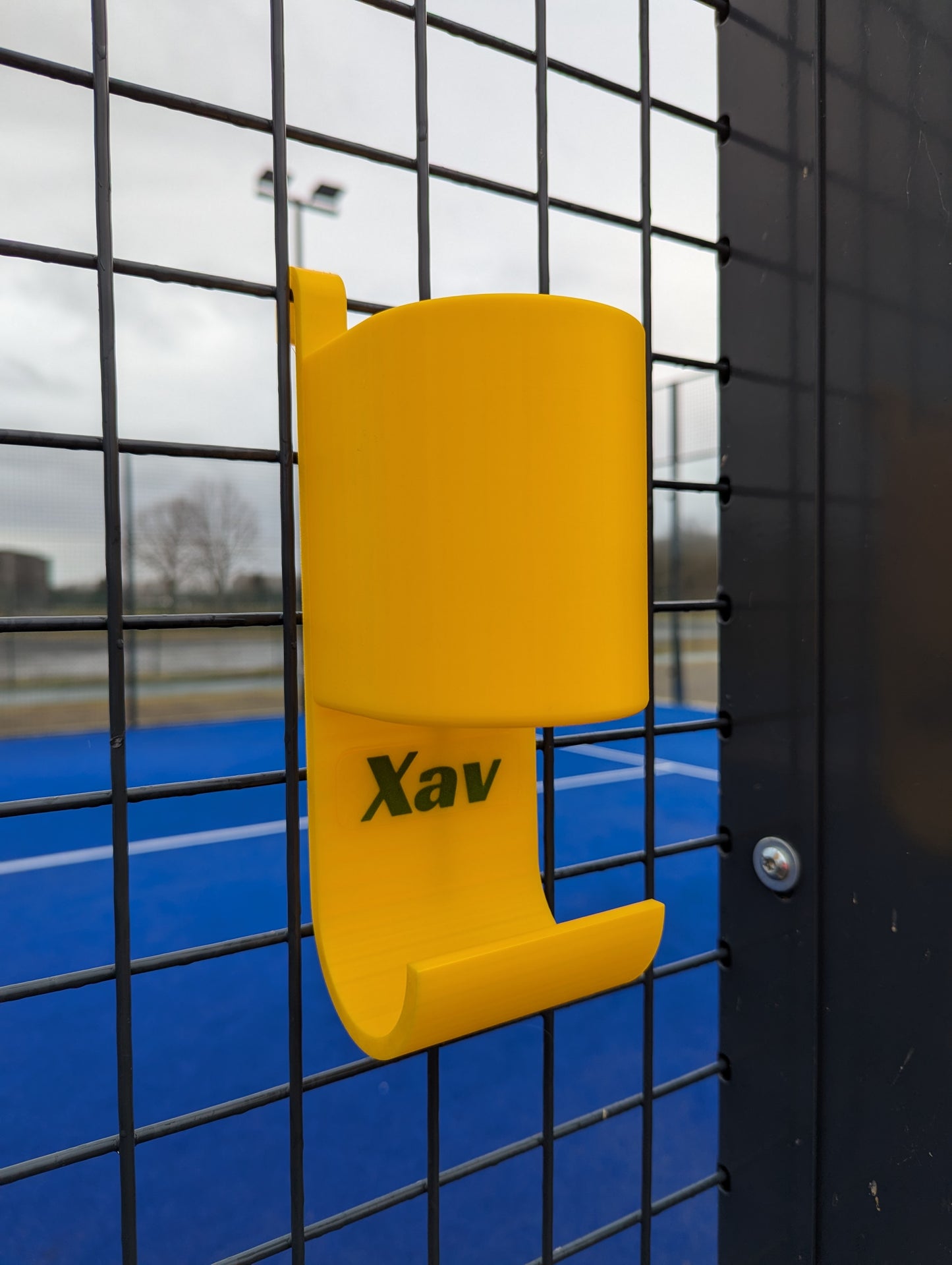 Support Gourde & Serviette Padel | Modèle Personnalisable