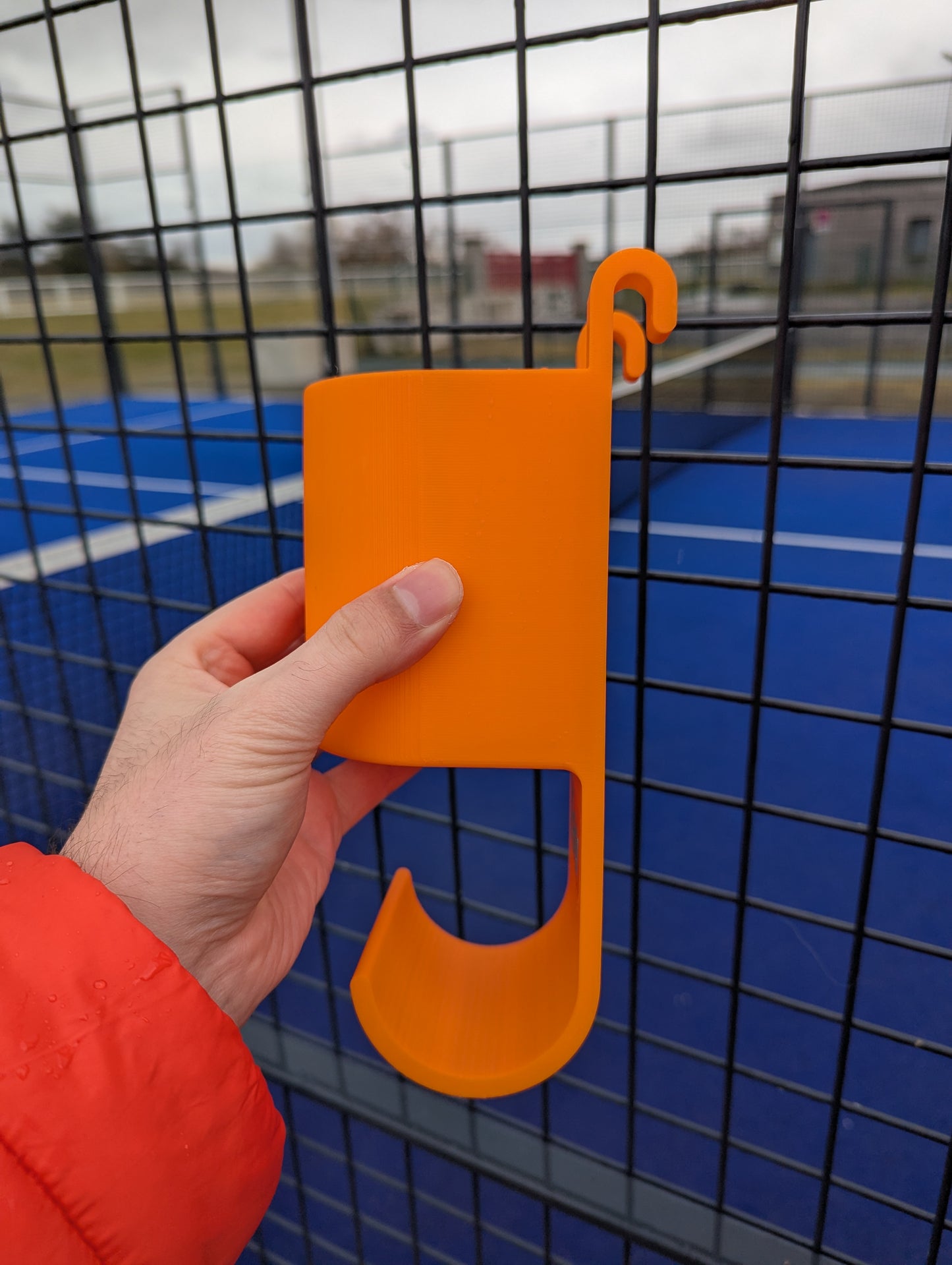 Support Gourde & Serviette Padel | Modèle Personnalisable