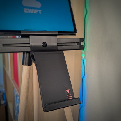 Support smartphone pour home trainer