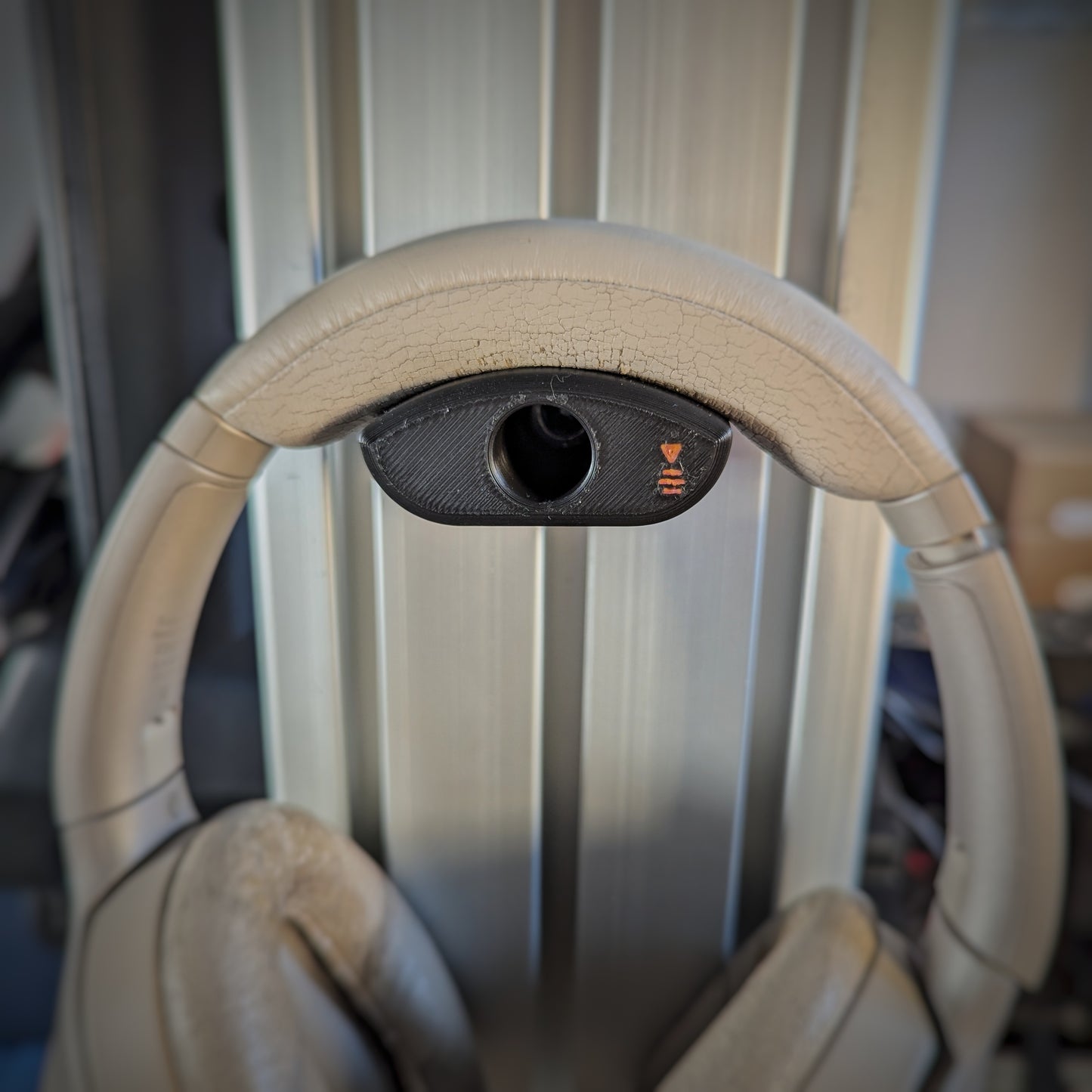 Headphone Holder for Simracing Cockpit and Aluminum Profile Chassis