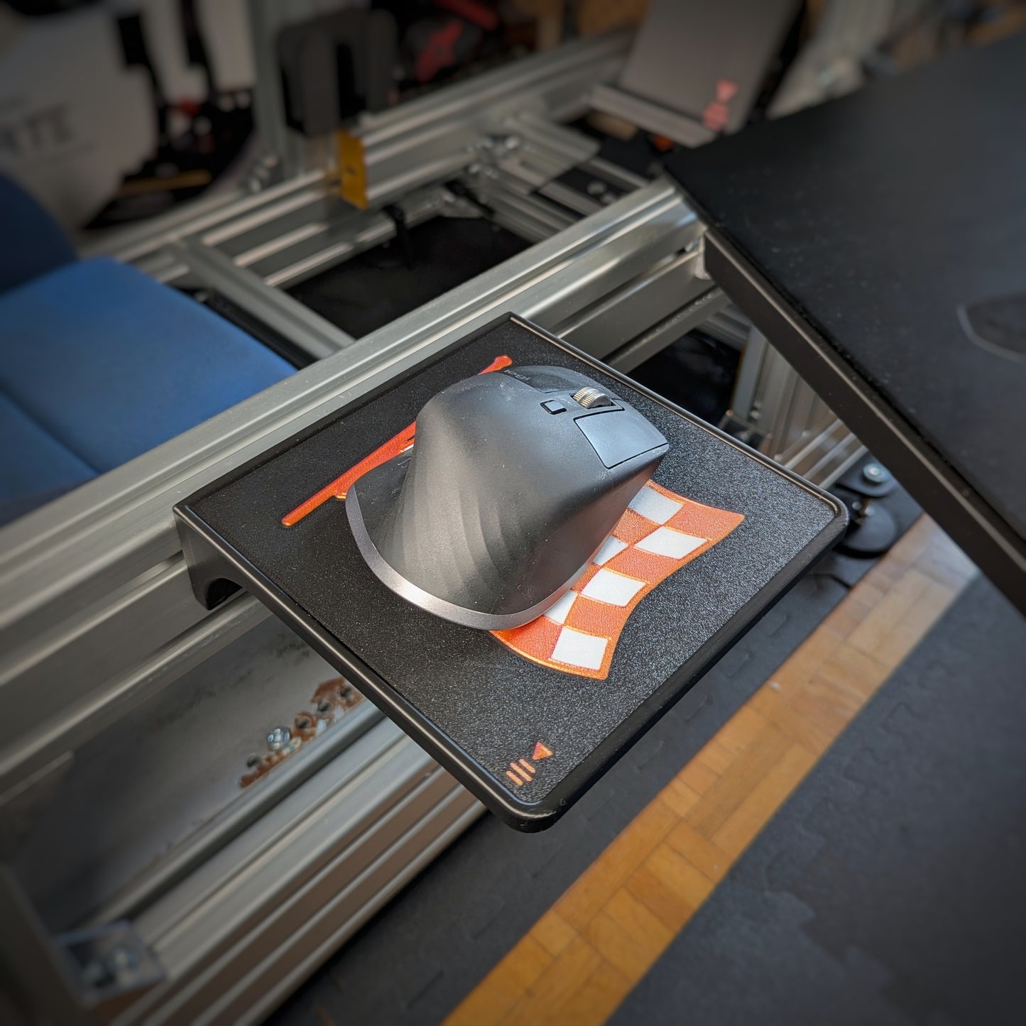 Supporto Mouse per Cockpit Simracing in Profilo di Alluminio
