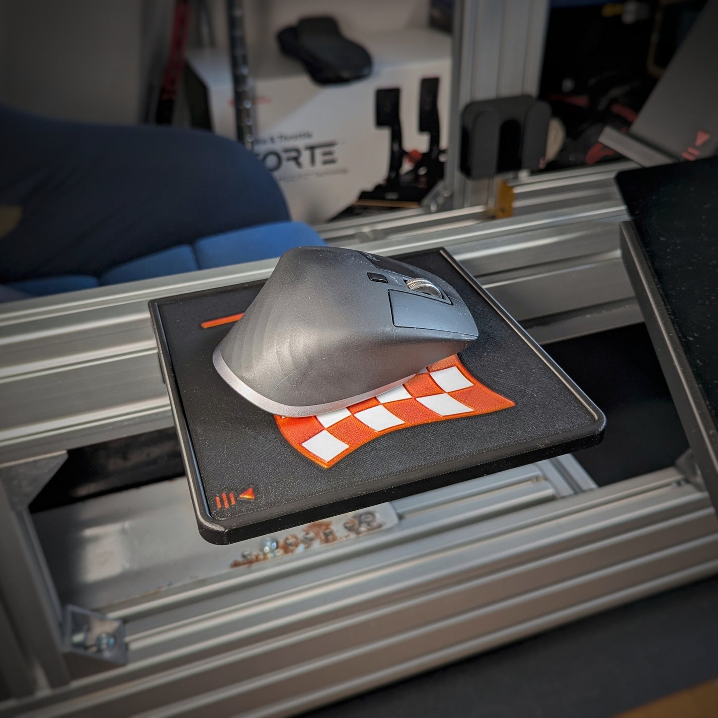 Supporto Mouse per Cockpit Simracing in Profilo di Alluminio