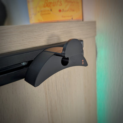 Modulaire fietsopbergset – Wandrail + 3 houders