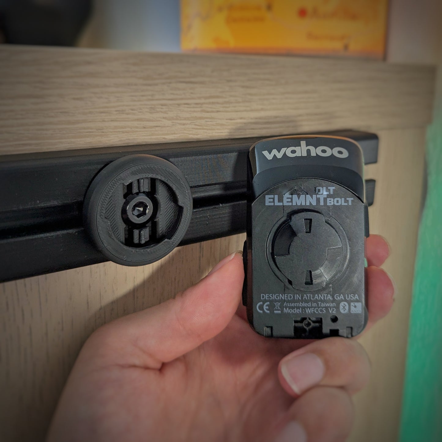 Opbergsteun voor Wahoo ELEMNT fietscomputer