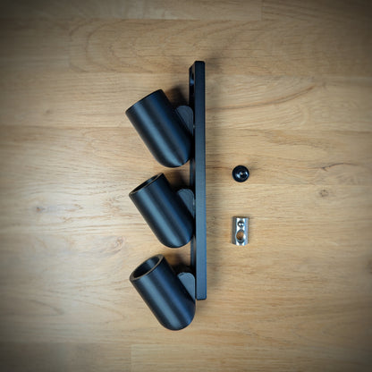 Uchwyt do przechowywania pompki rowerowej i nabojów CO₂