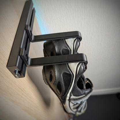 Aufbewahrungshalter für Fahrradschuhe – Modulare Befestigung