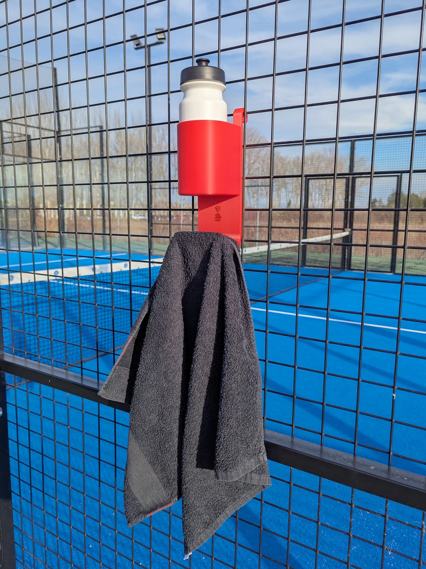 Support Gourde & Serviette pour Padel