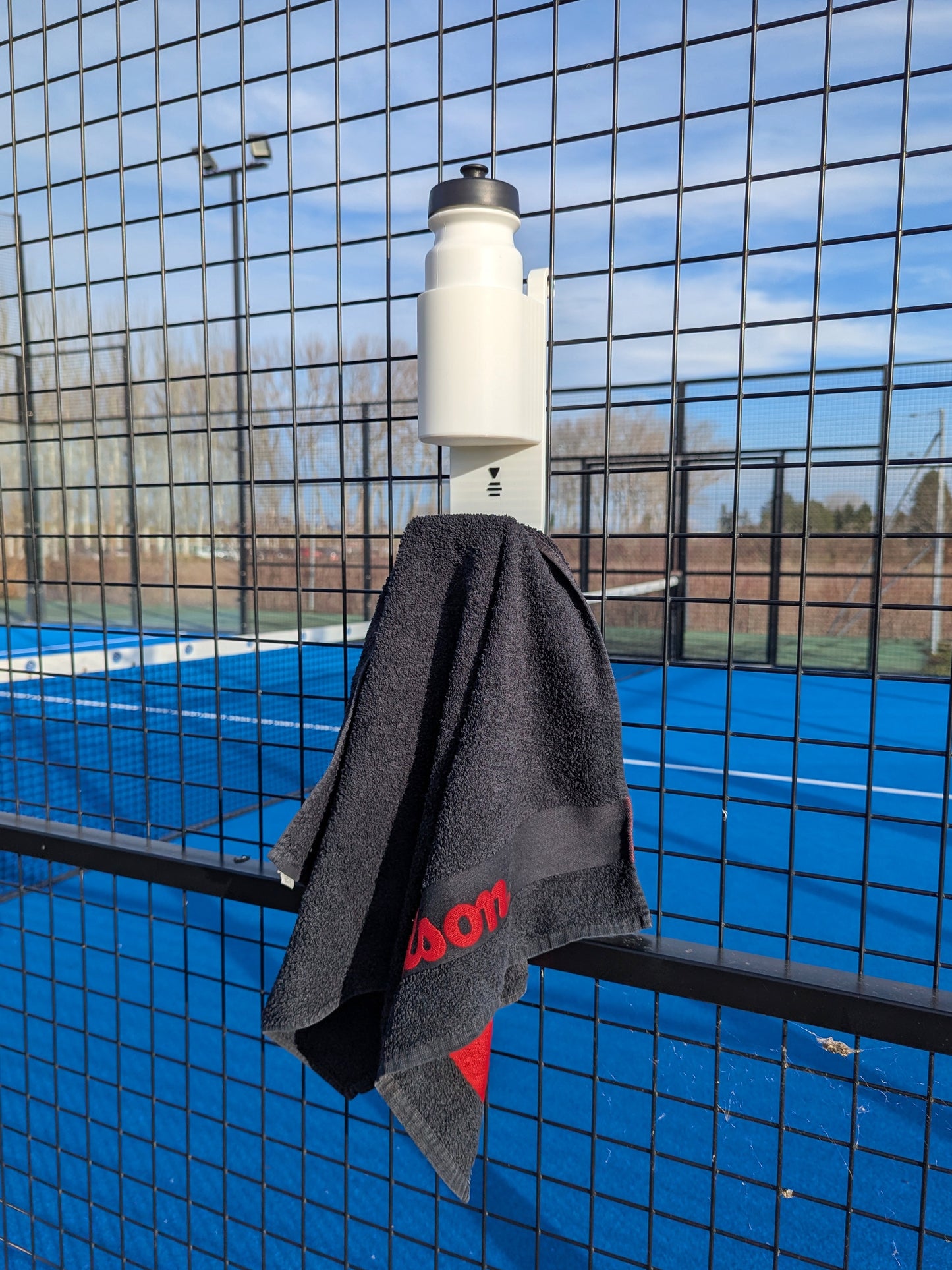 Support Gourde & Serviette pour Padel