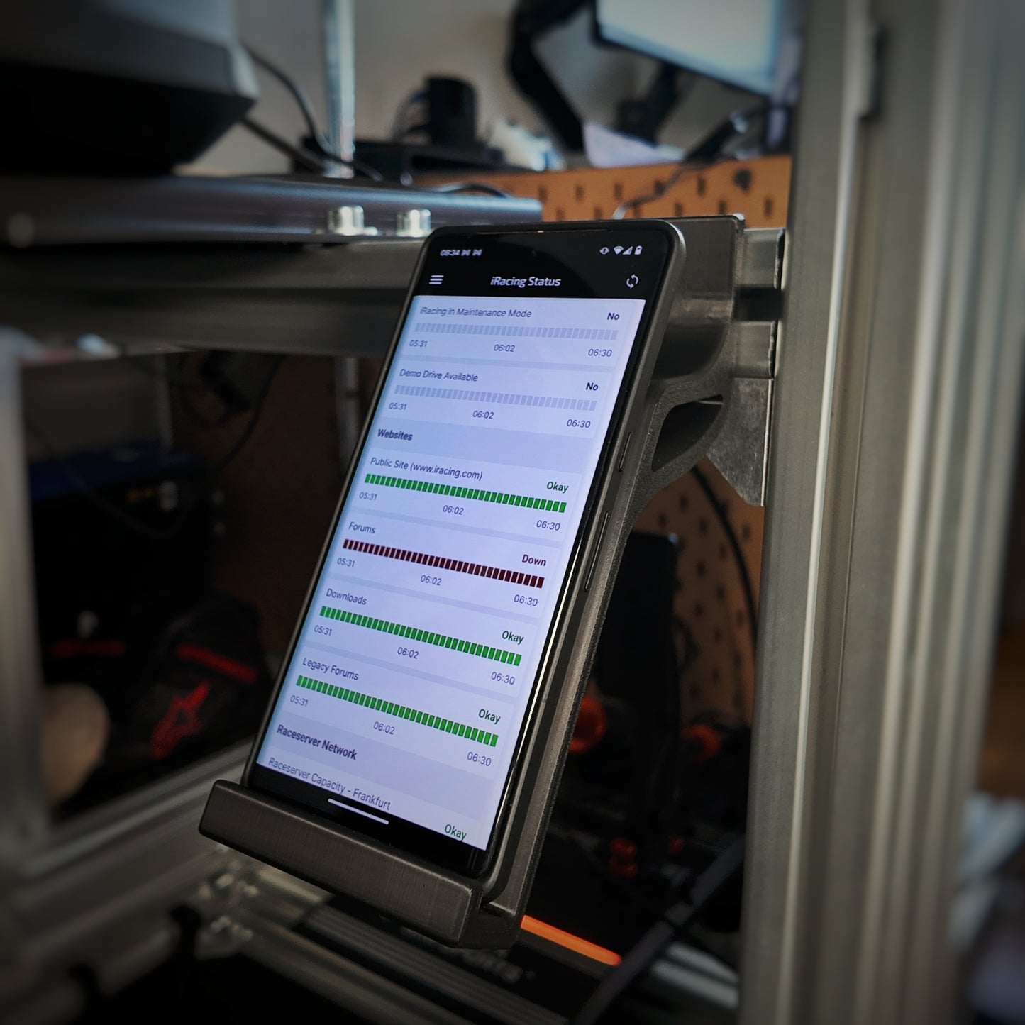 Sim Racing Smartphone Mount