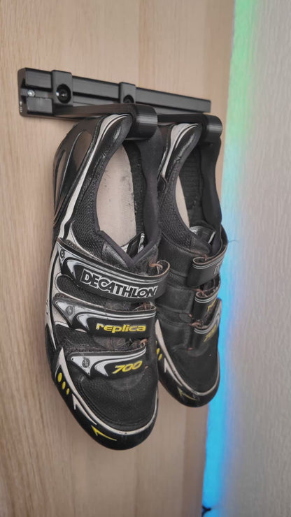 Aufbewahrungshalter für Fahrradschuhe – Modulare Befestigung