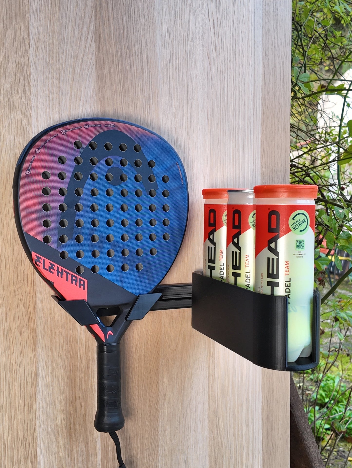 Starter Kit Padel Storage | Modular Bar + Racket Holder + Ball Tripack